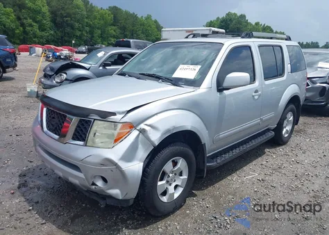 2005 Nissan Pathfinder Se z USA, uszkodzony, nr VIN 5N1AR18W25C714271